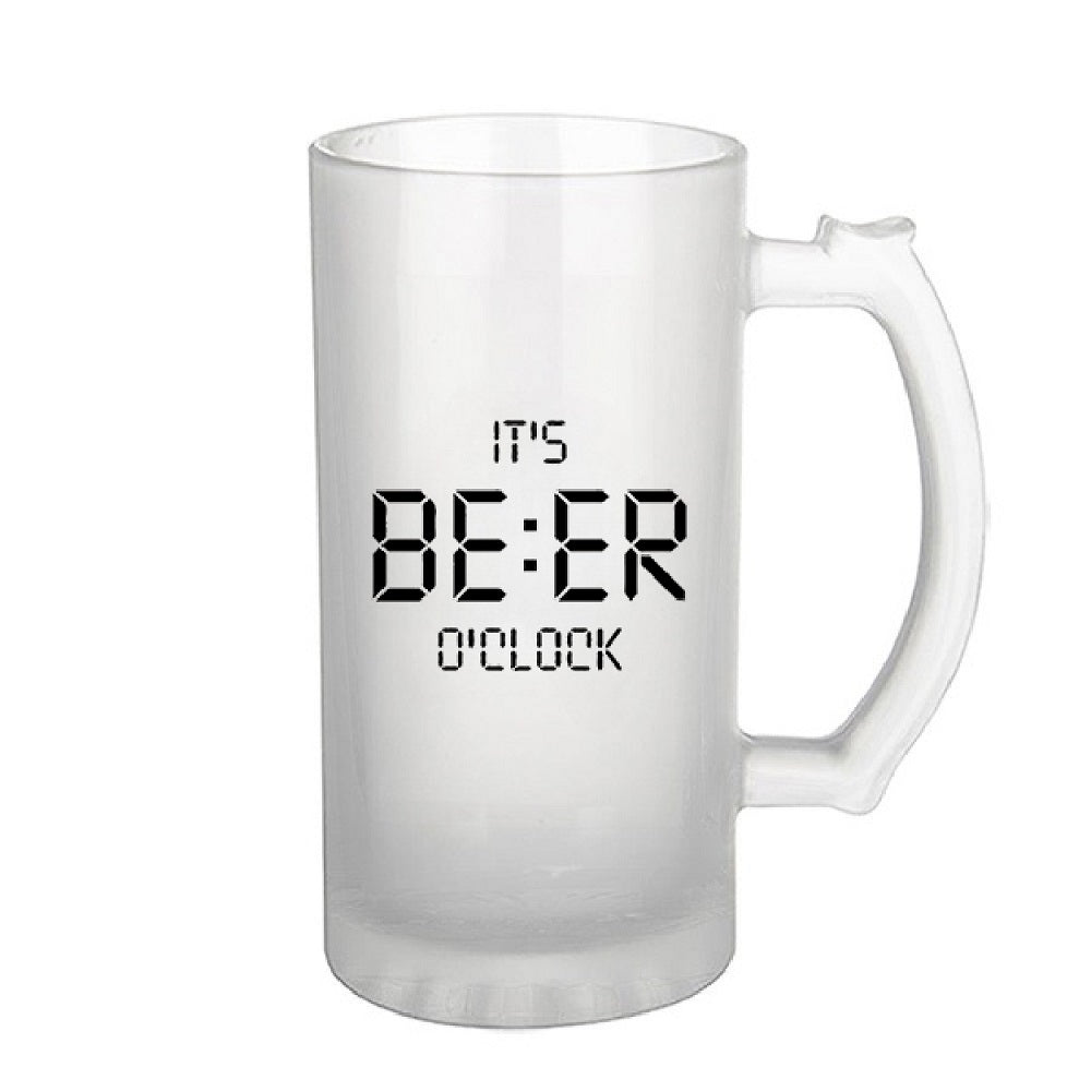 Printed beer mug online,Brewery beer mug, Frosted glass beer mug,Promotional beer Mug,Funny beer mug gift,Bar accessories mug, unique beer Mug for gifting,Trendy beer Mug