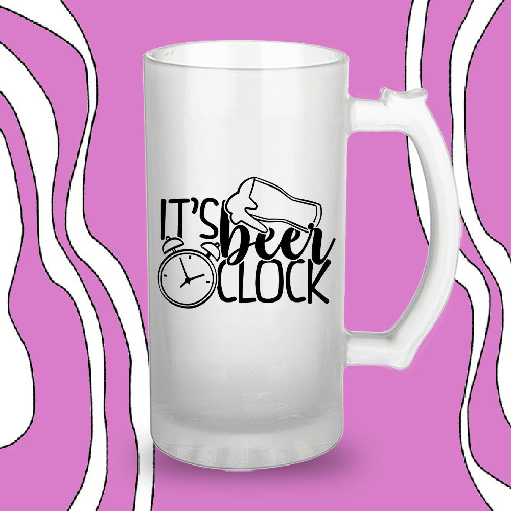 Durable Beer Mug, Frosted Beer Mug, Trendy Beer Mug, Large Beer Mug,Party Beer Mug, Barware Beer Mug, Beer Stein Glass, Premium Beer Mug, Beer Mug for Birthday