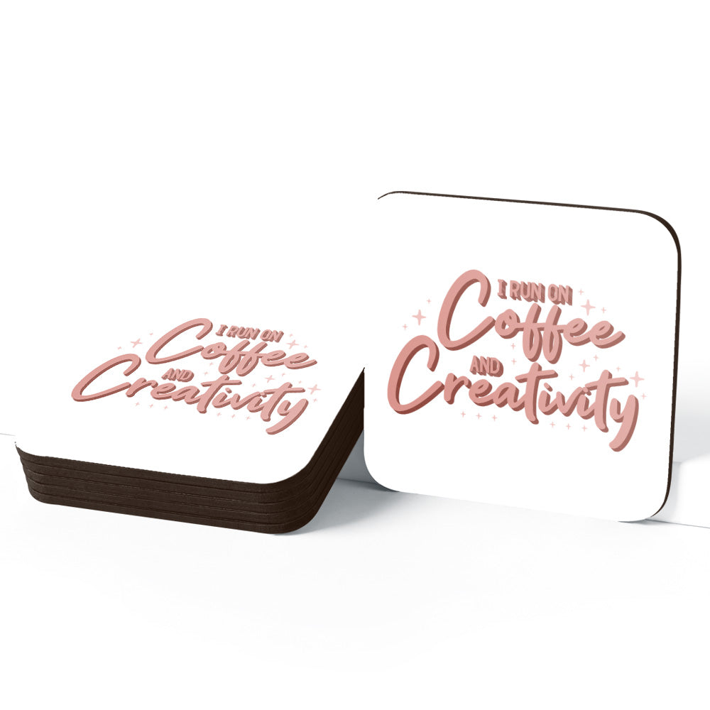 Stylish coasters for drinks, hot and cold beverage coaster, HUH design MDF coaster, durable drink mats, scratch-proof table protectors, elegant coffee mug coasters Printed coaster design;