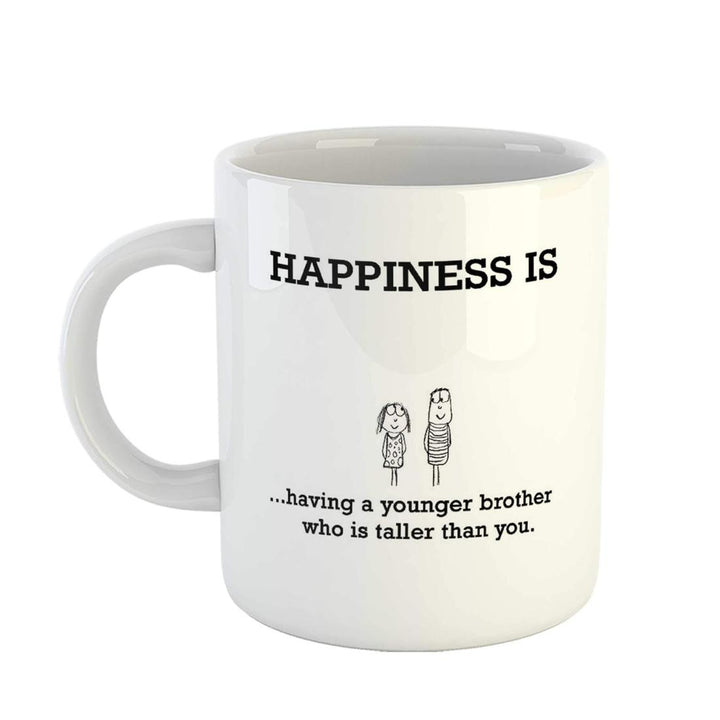 iKraft 325 ml Printed Coffee Mug with Unique Graphic Designs - Cool Customized Coffee Mug for Birthday, Special Occasion | Gift for Friend, Brother, Sister