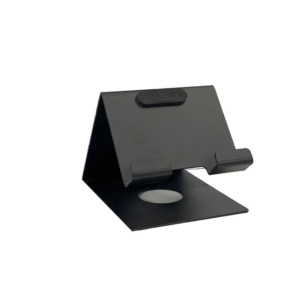 Black Metal Mobile Stand | Durable Phone Holder for Desk & Study