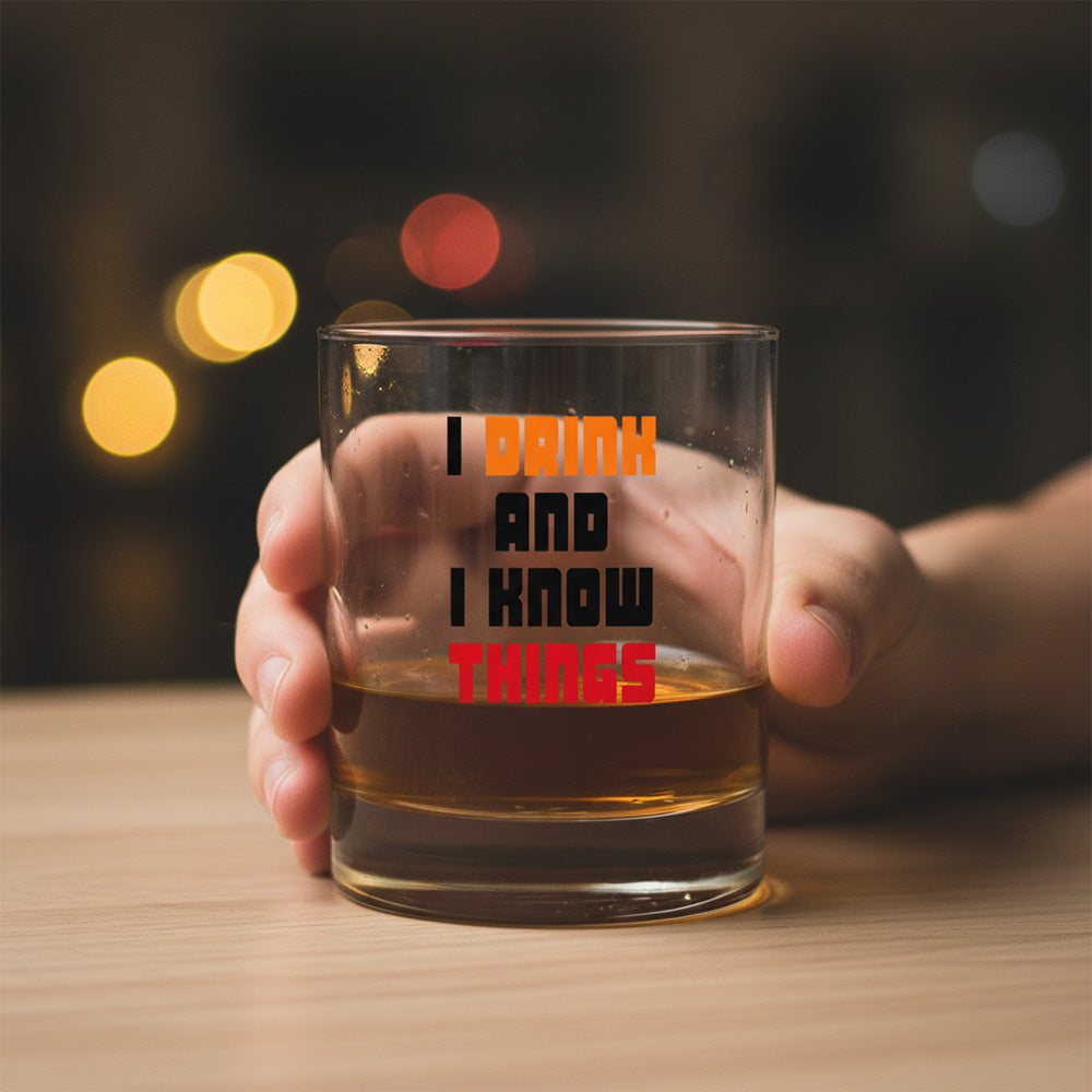 Whiskey glasses, barware, printed whiskey glasses, best gift for him