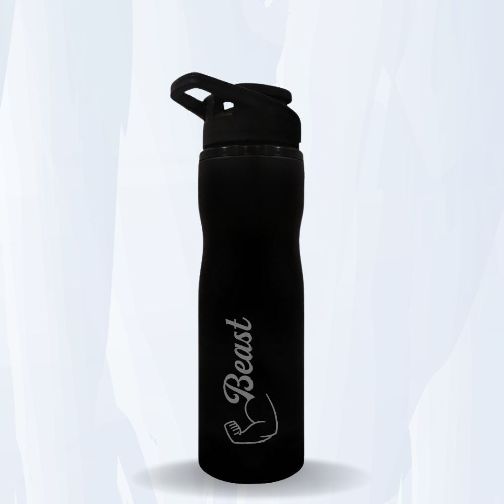 Eco-friendly motivational bottle, Gym and travel hydration, Reusable H2O bottle, BPA-free eco water bottle, Durable workout bottle, 750ml fitness accessory, Inspirational quote water bottle, Portable hydration bottle, Leak-proof cap, spill-proof design, Gym water bottle, Lightweight active lifestyle bottle