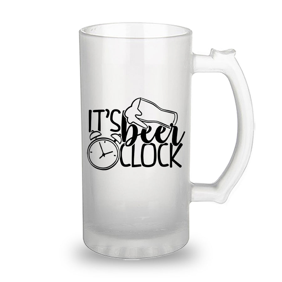 16 oz frosted beer mug,Funny printed beer mug,Beer lover gift,Home bar beer mug,Durable printed beer mug,Beer gifts for men, Scratch-resistant beer mug,Dishwasher-safe beer mug