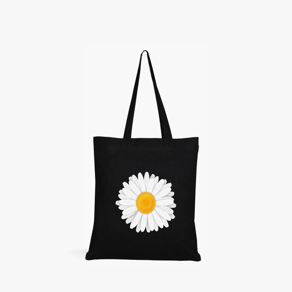 floral print tote bag for women, flower print canvas tote,aesthetic floral tote bag, eco-friendly canvas tote