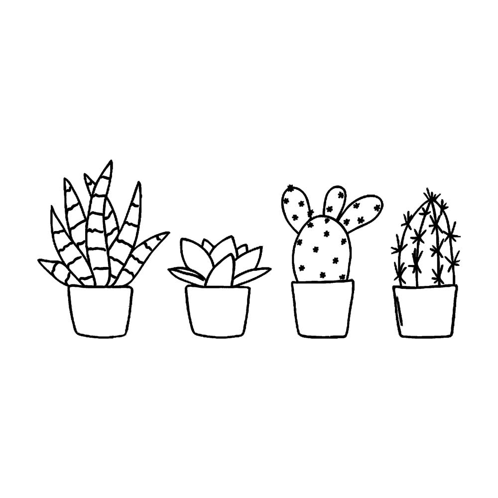 iKraft Tote Bag Design Cactus Plants –