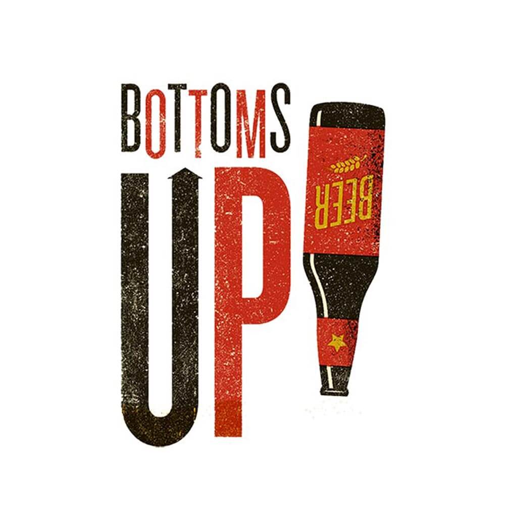 Beer Mug Design "Bottoms Up"