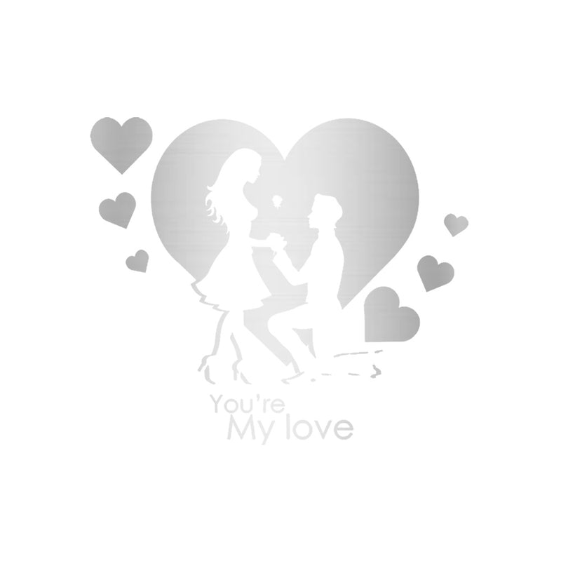 iKraft Cushion Silver Design "You are My Love"