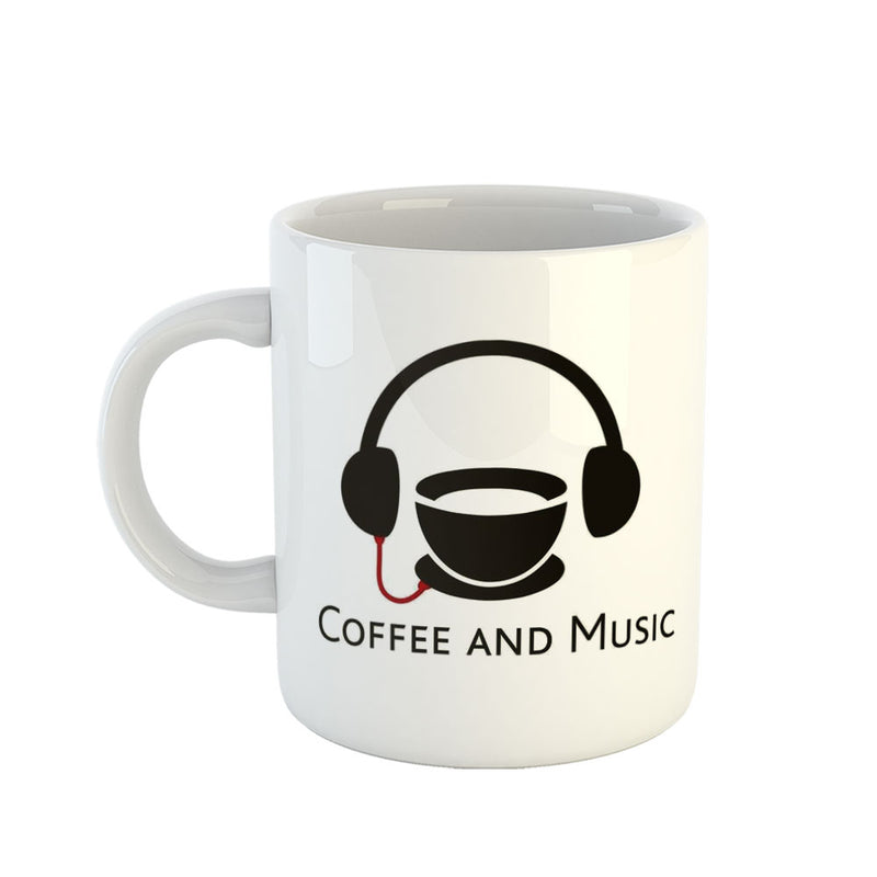 Coffee Mug Design - Coffee and Music