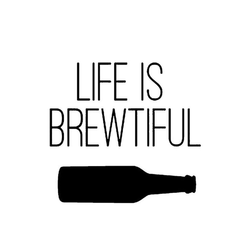Beer Mug Design "Life is Brewtiful"