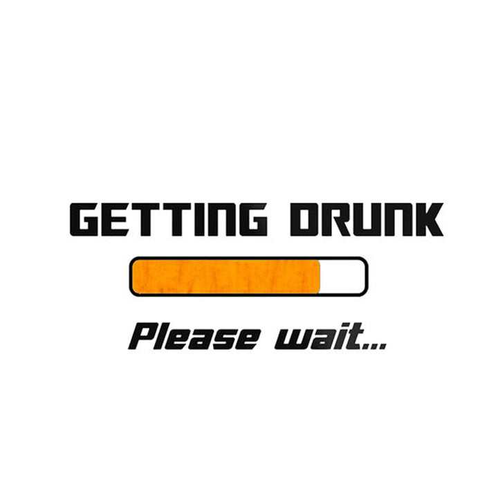 Beer Mug Design "Getting Drunk Please Wait"