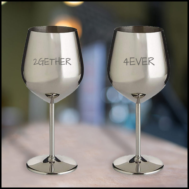 Wine glasses, wine glass, stainless steel wine glass, steel wine glass, wine glasses online, wine glass set of 2