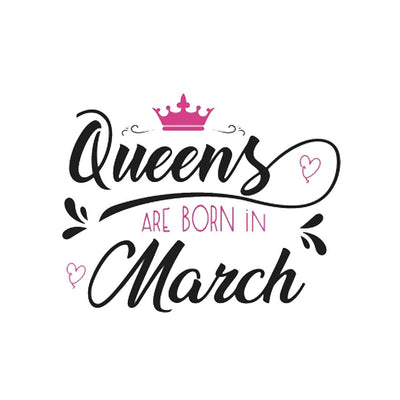 iKraft Frosted Mug Design - Queens Are Born in March