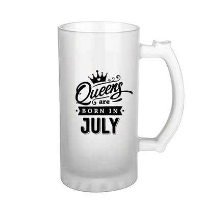 Beer Mug, Beer Glass, Frosty Beer Mug, Beer Mug 500ml, Beer Mug for Husband, Beer Mug for Man, Beer Mug for Friend, birthday gift, July Birthday Beer Mug