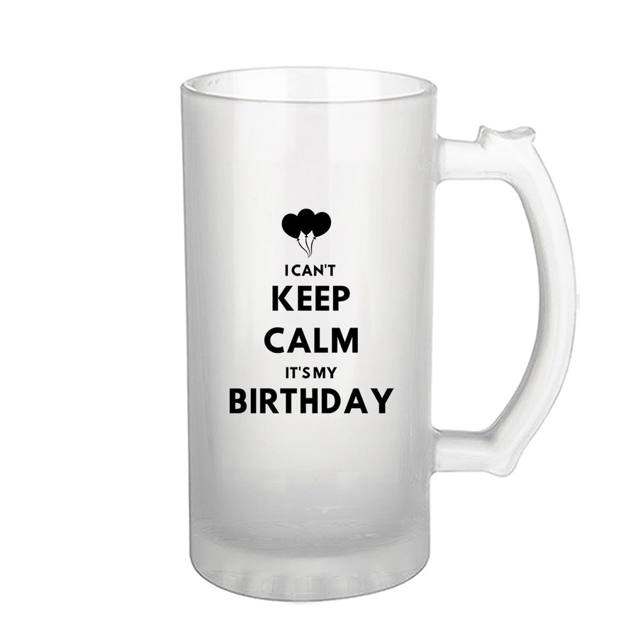  Beer Mug, Beer Glass, Frosty Beer Mug, Beer Mug 500ml, Beer Mug for Husband, Beer Mug for Man, Beer Mug for Friend, birthday gift, August Birthday Beer Mug