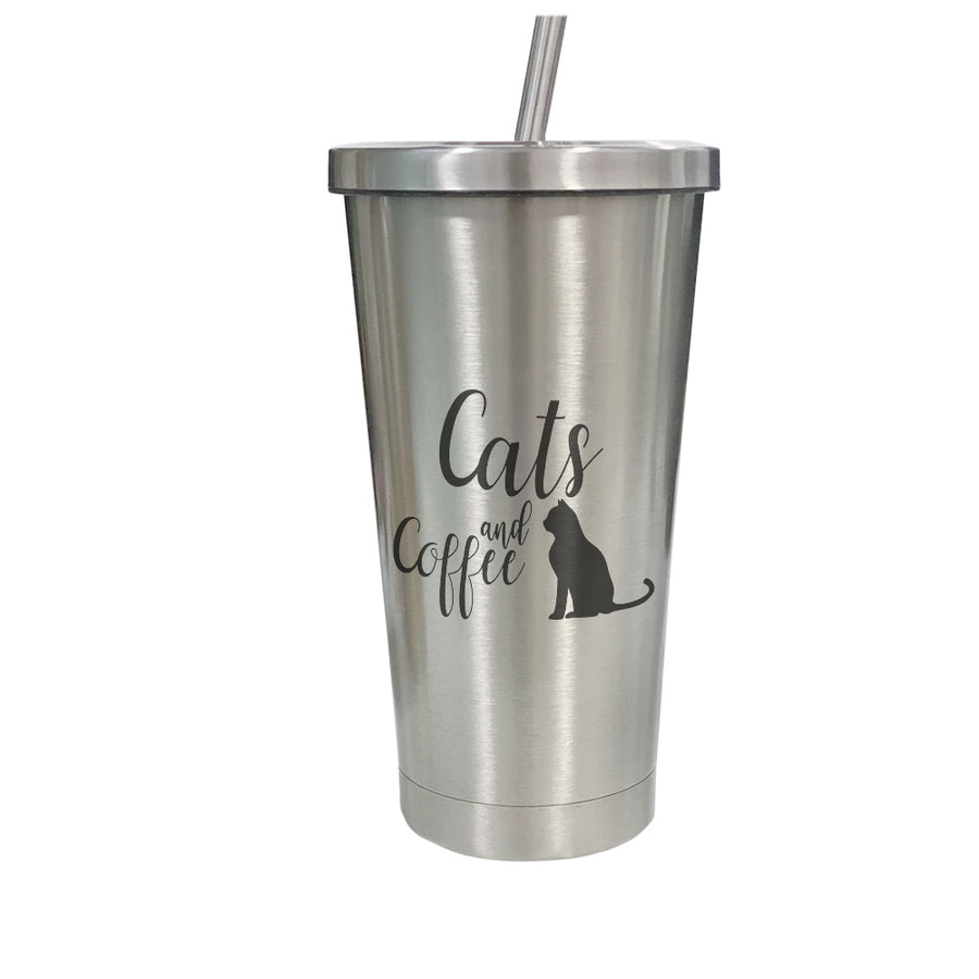 stainless steel tumbler with straw, stainless steel tumbler, stainless steel travel mug with straw, tumbler with straw india, travel mug with straw