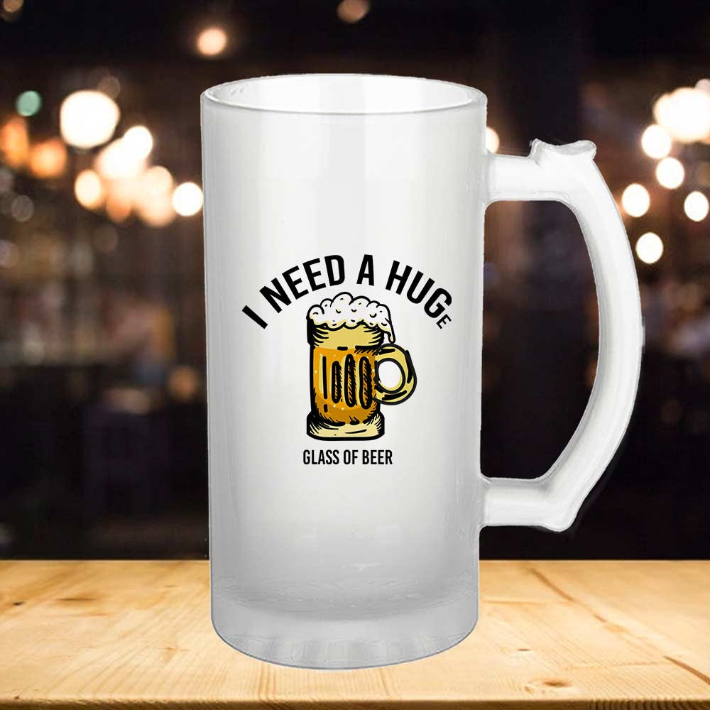 Beer Mug for Women, Beer Mug for Boyfriend, Beer Mug for MOM, Beer Mug for Boss, Frosted Beer Mug, Beer Mug for Gift, Gift for Beer Lover