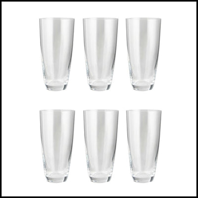 Crystal Party Glasses - Set of 6