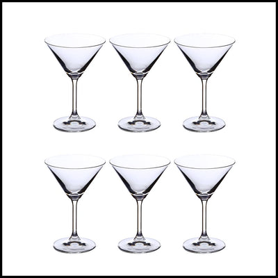 Crystal Lara Martini Glasses - Set of 6
