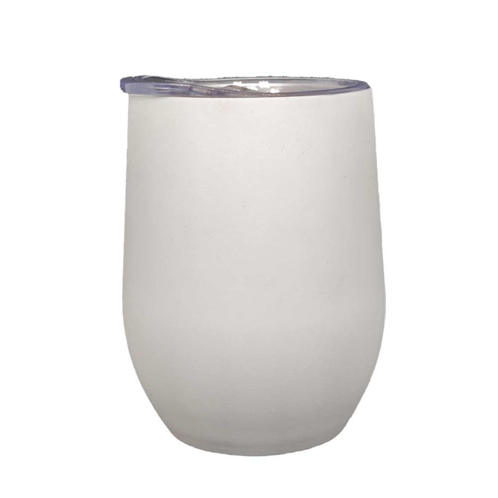 Steel White Insulated Plain Mug