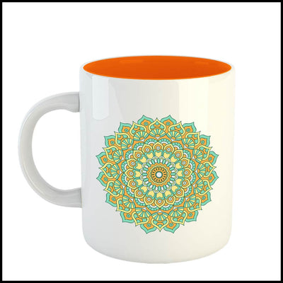 printed coffee mugs, coffee mug microwave Safe, birthday gift for best friend, printed coffee mug, ceramic coffee mugs, good morning mug, Mehendi Design Mug             