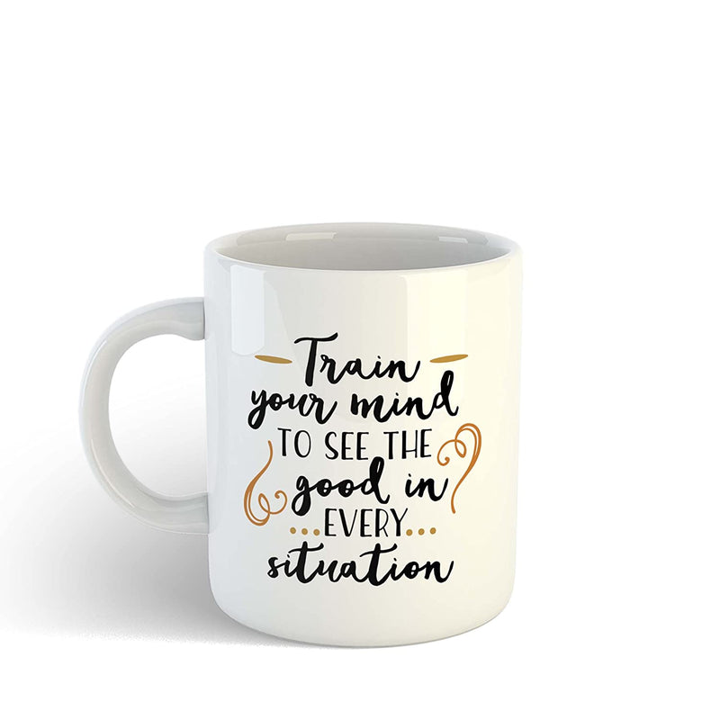 Coffee Mug Design - Train Your Mind