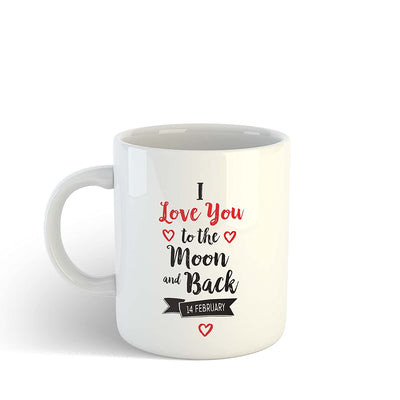 Coffee Mug Design - I Love You to The Moon