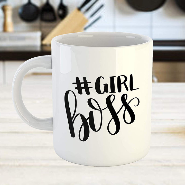 Coffee Mug Printed Design - Girl Boss
