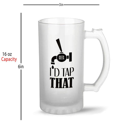 Beer Mug Design - I'd Tap That
