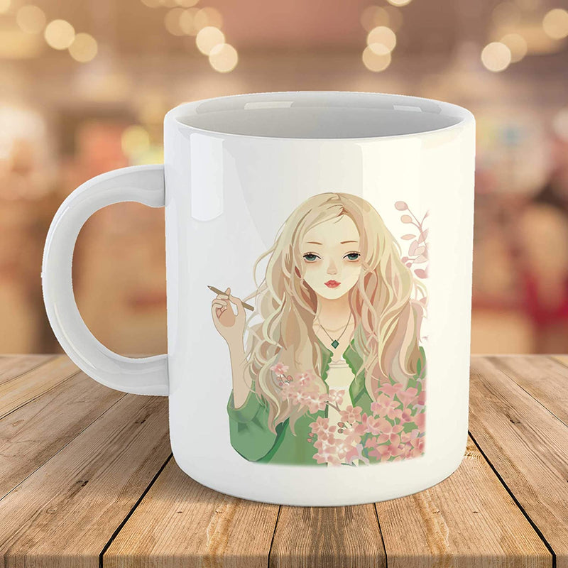 Coffee Mug Design - Cute Girl