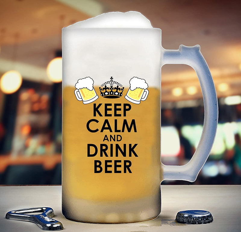 Beer Mug Design - Keep Calm And Drink Beer