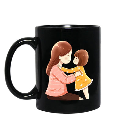 black mug princess, black mug quotes, black tea mugs, black mug with design, best gift for mom, Mother’s Day gift