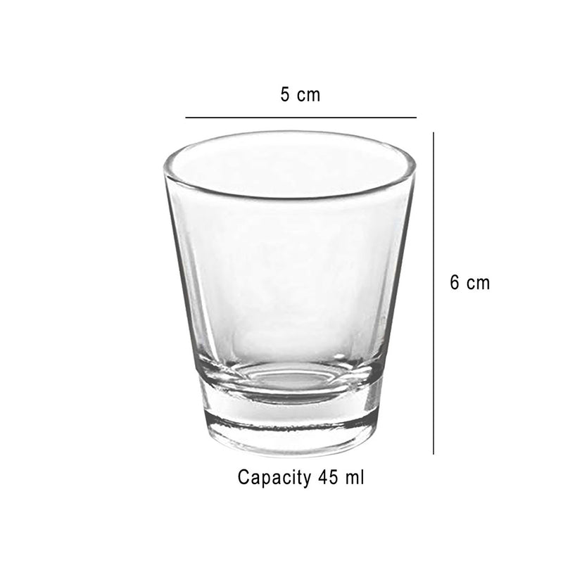 Personalise Clear Shot Glasses (Set of 2) Design - Get it customised With Your Design