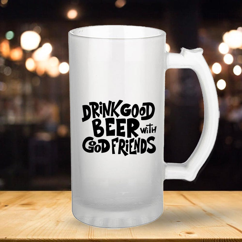 Beer Mug for Boss, Frosted Beer Mug, Beer Mug for Gift, Gift for Beer Lover, birthday gift, 