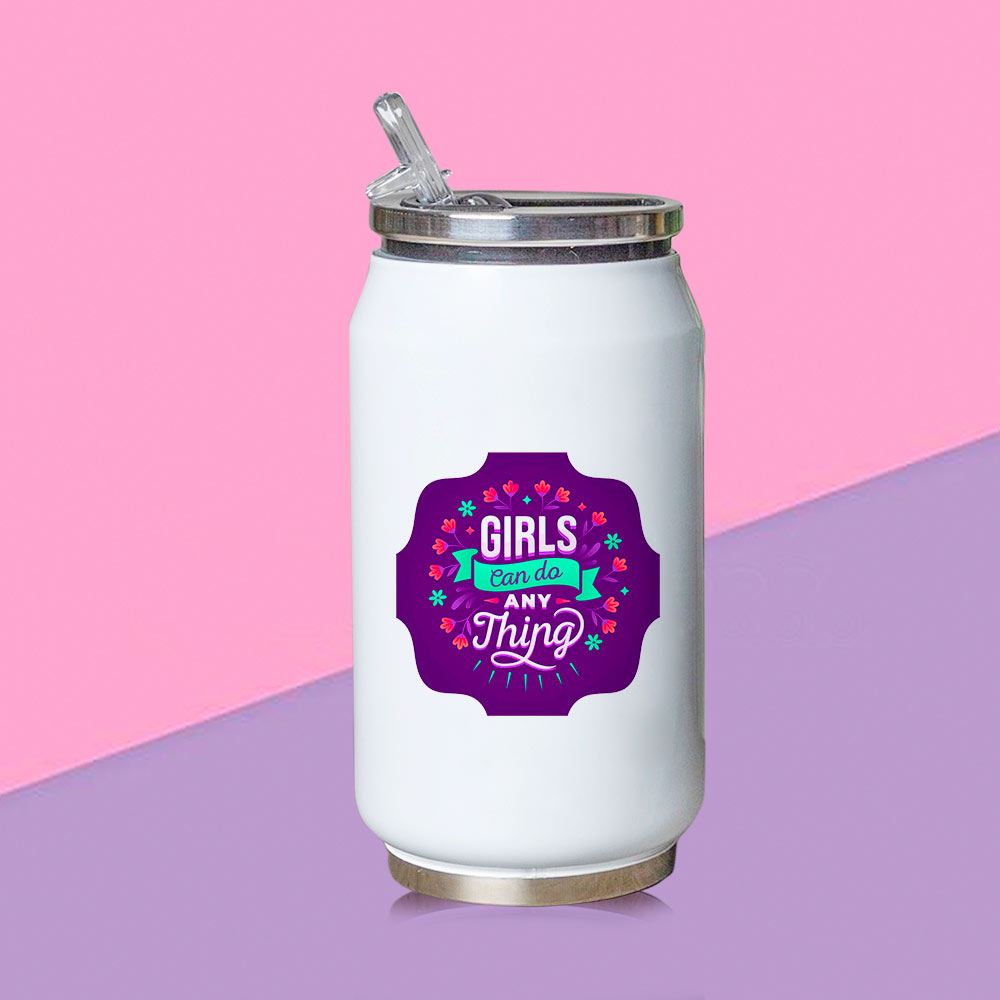Best insulated can, personalised insulated can, custom printed insulated can, insulated can cooler, customised insulated can, womens day 2021