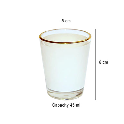 Personalise Gold Ring Shot Glasses (Set of 2) Design - Get it customised With Your Design