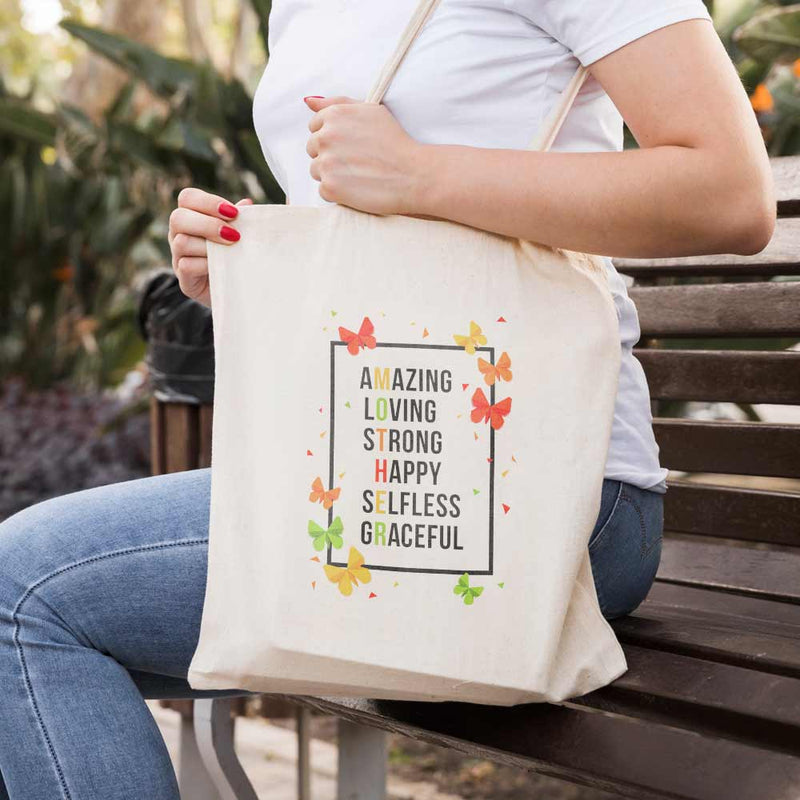 Custom Tote Bags, tote bags canvas, tote bags for college, tote bags for women, gift for mom, mother’s day, birthday gift, birthday month gift       