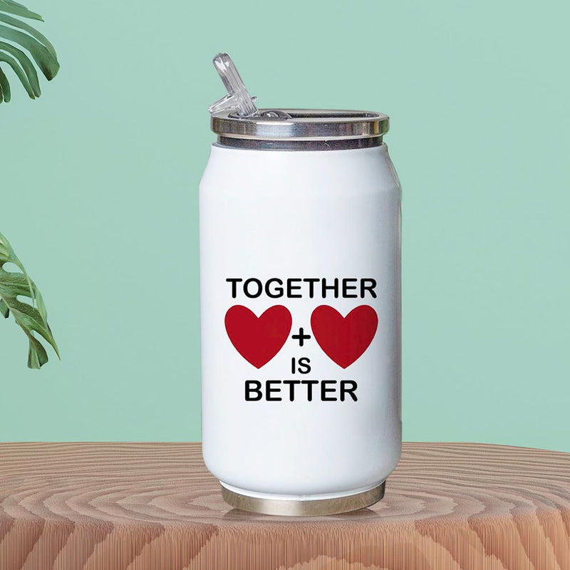 iKraft Insulated Can Sipper Design "Together is Better"