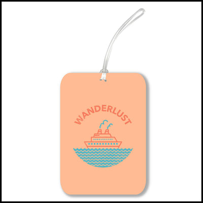 travel tags with travel quotes, printed travel tags,