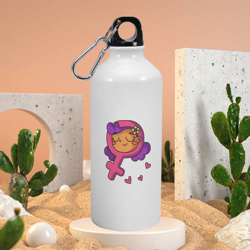 iKraft Water Bottle 600ml Printed Design - Women's Day