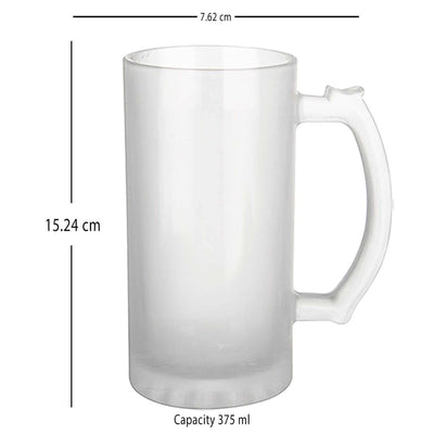 Beer Mug Design "Beer Doesn’t Ask Silly Questions"