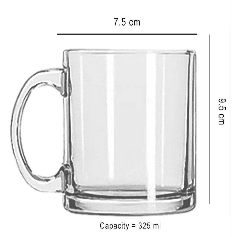 iKraft Clear Mug Design "Drink Periodically"