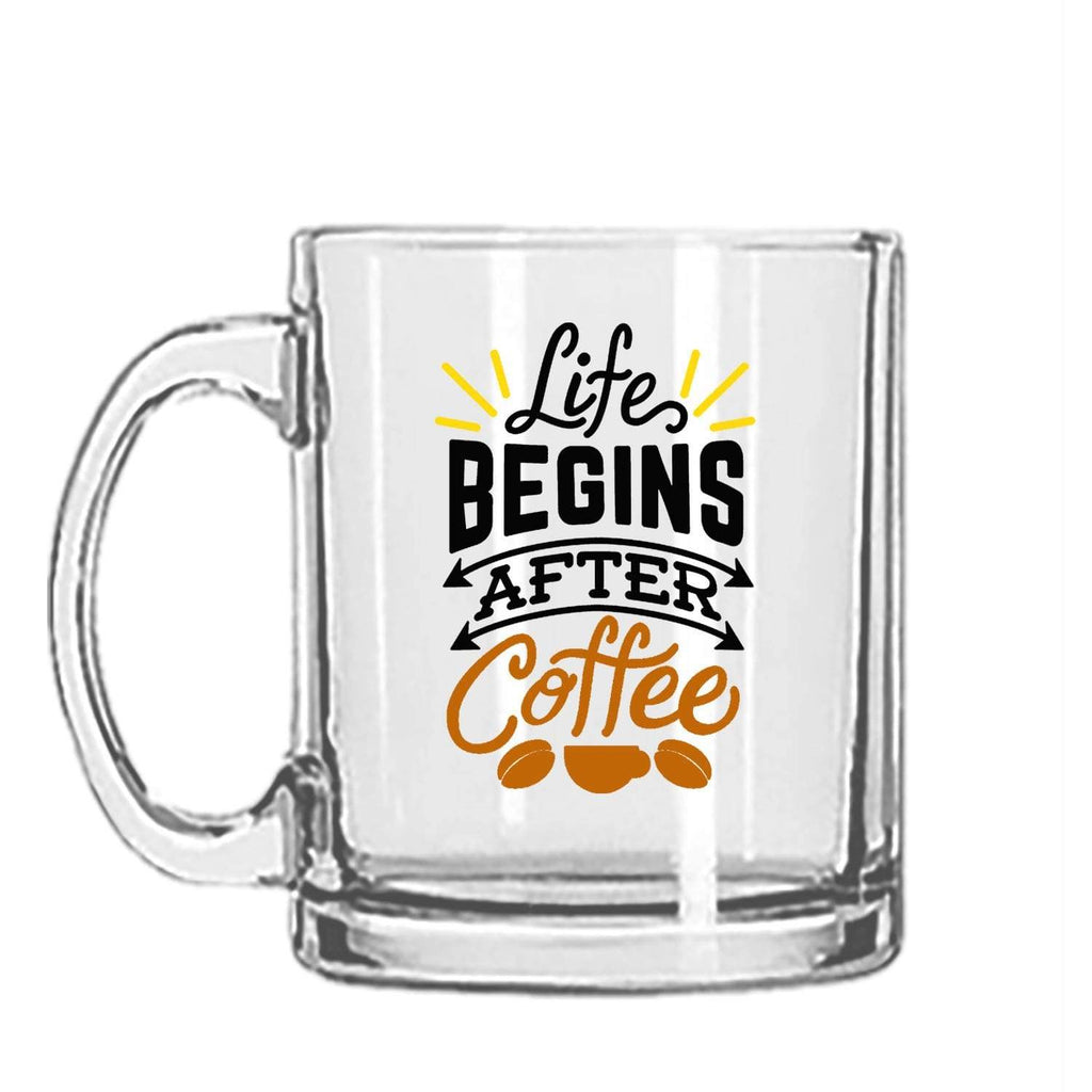 I am Grateful For Clear Glass Mug – Bodhi Life Design