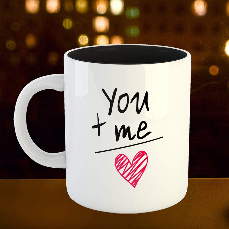 iKraft Coffee Mug Design "Love + Me"