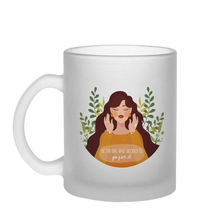 iKraft Frosted Printed Coffee Mug - Be the Girl