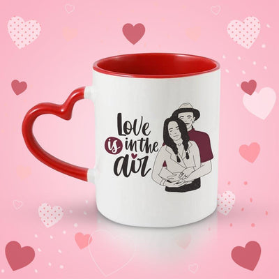 printed coffee mug, coffee mugs for men, heart handle mug, coffee mug for gifting, custom coffee mugs
