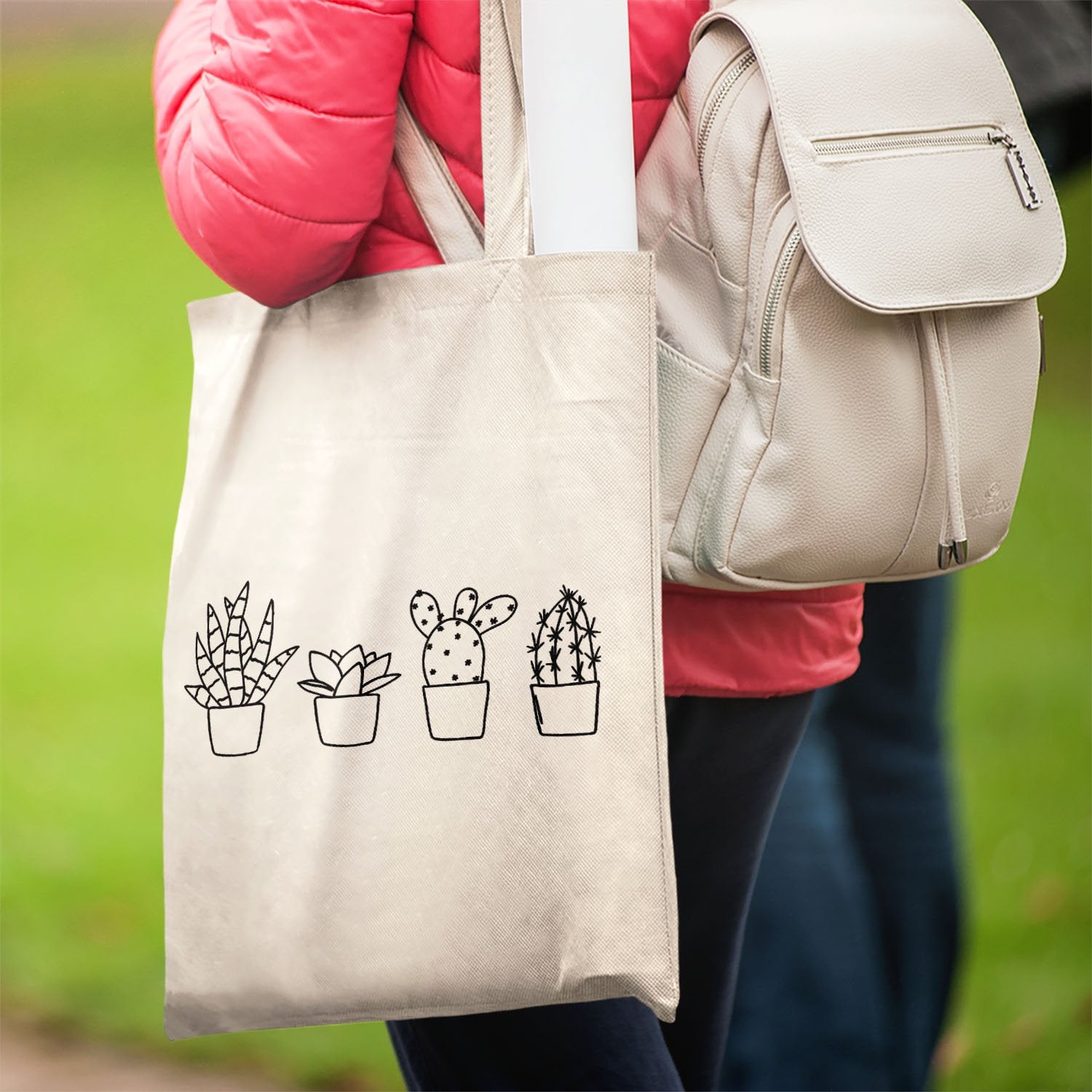 Printed Cotton bags - Greengiving.eu